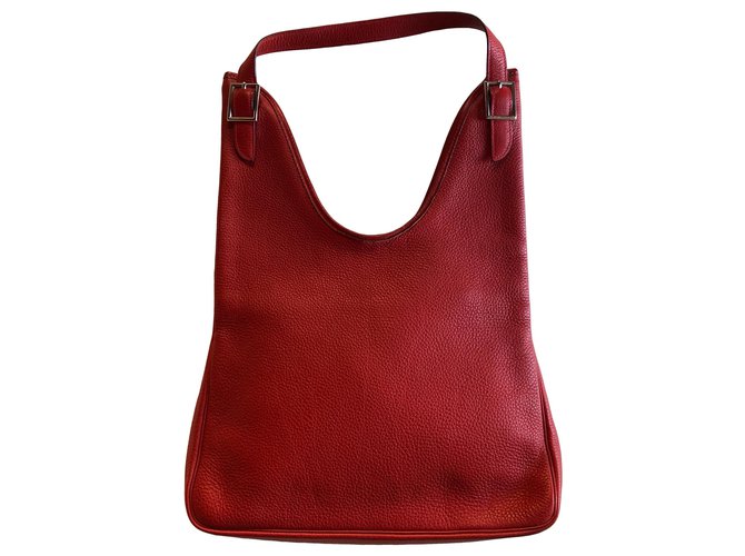 Hermès Massai Red Leather  ref.273829