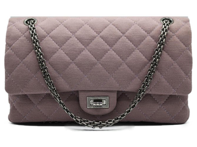 Chanel Bolsos de mano Púrpura Algodón  ref.273885