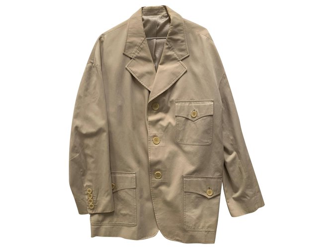 D&G Vintage beige cotton jacket  ref.273315
