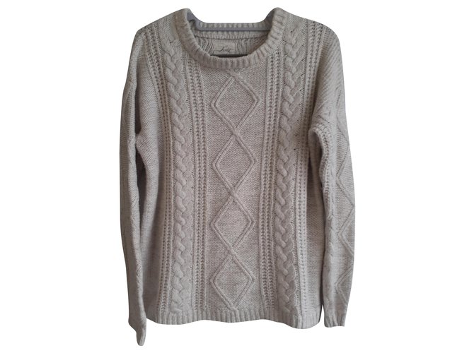 Levi's Rippstrickpullover Baumwolle Eggshell Aus weiß 