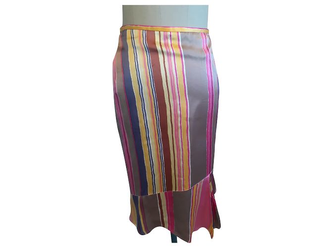 Gonna in seta Gerard Darel Multicolore