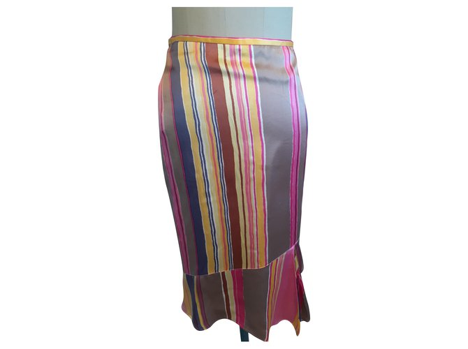 Gerard Darel Skirts Multiple colors Silk  ref.273367