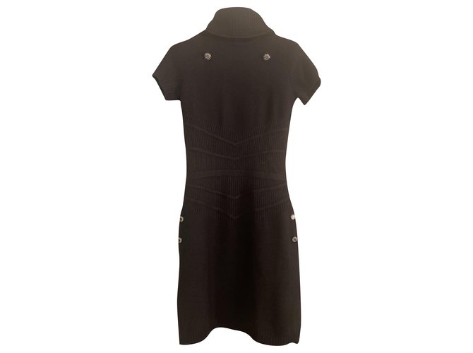 Chanel cashmere dress Black  ref.273382