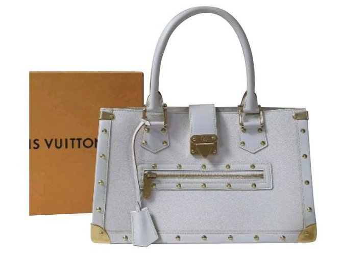Louis Vuitton White Suhali Le Fabuleux Bag Leather ref.273554