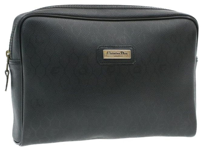 Dior Clutch Bag Black Leather  ref.273600