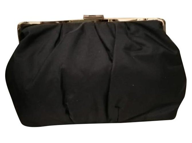 Bulgari black clutch bag Synthetic  ref.273952