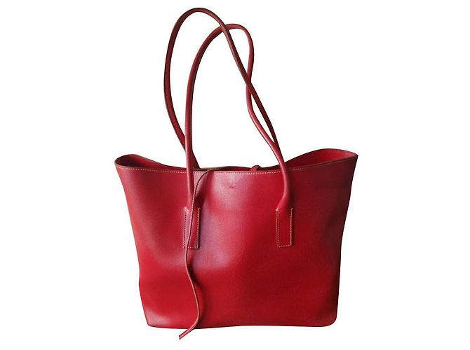Prada Umhängetasche Einkaufstasche rot