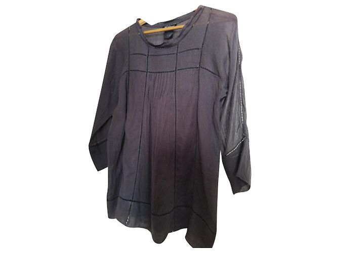 Blusa Isabel Marant Etoile Gris de Algodón