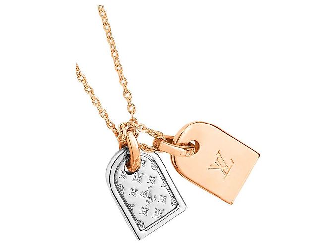 Louis Vuitton Gargantilla con etiqueta LV Nanogram