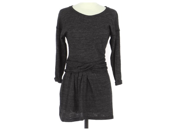 Isabel Marant Etoile robe Grey Cotton  ref.274521