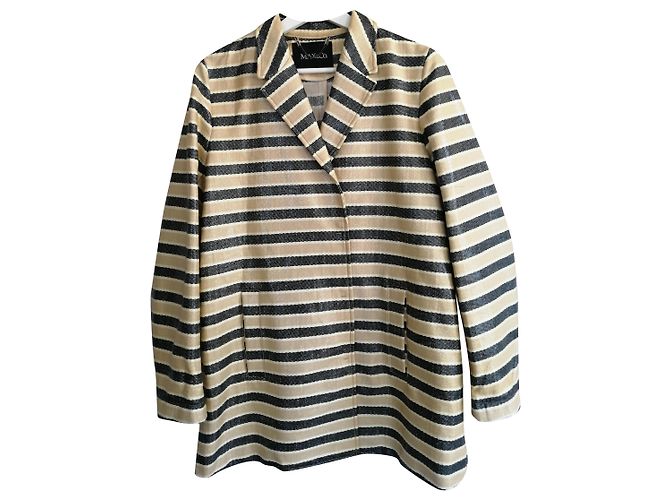 Abrigo Blazer Max & Co Beige de Algodón 