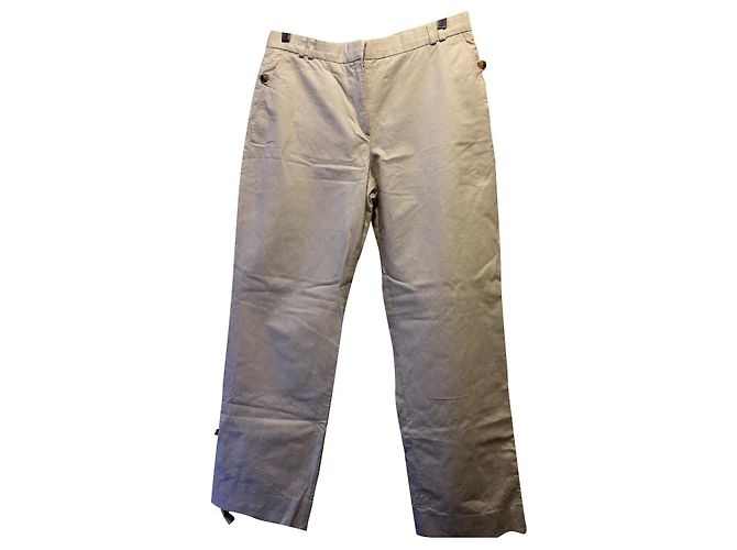 Pantalones Burberry London Blanco
