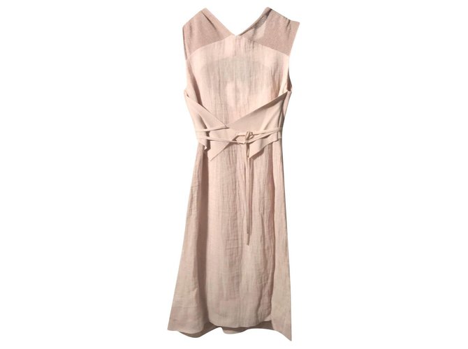 Autre Marque Dresses Pink Viscose Linen  ref.274829