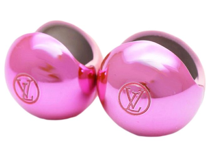 Louis Vuitton Boucle Dreille PlanetLV Metall Damen Ohrringe M.68965 Rosa Pink  ref.274881