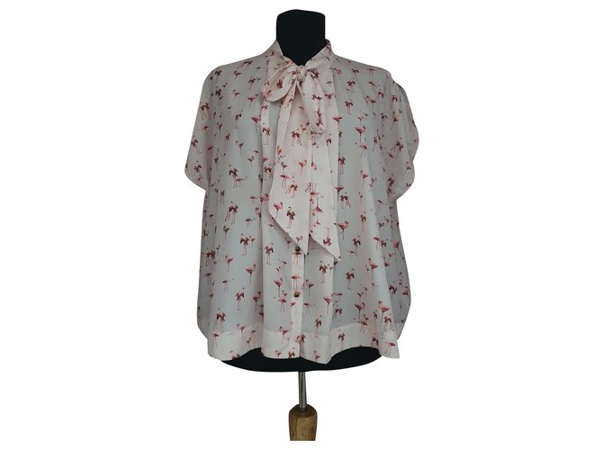 Ted Baker Top Rosa Multicolore Poliestere  ref.274920