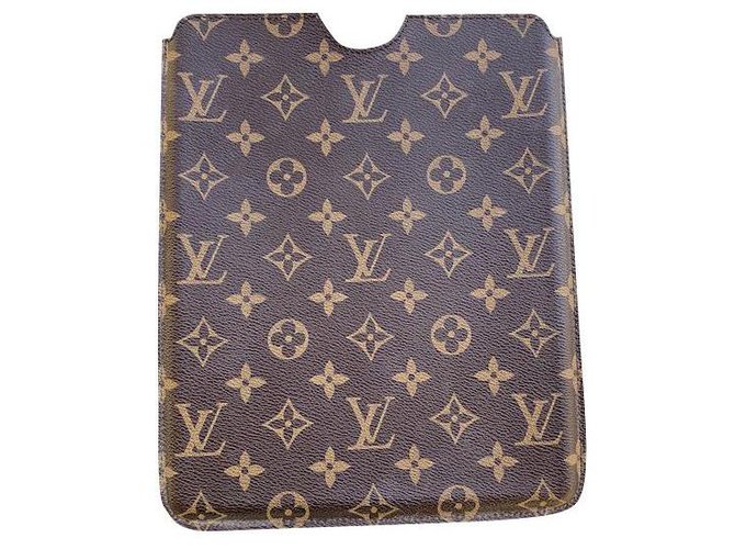 Louis Vuitton iPad case Brown Cloth - Joli Closet