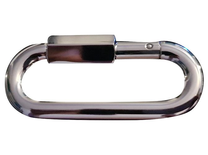 Moschettone Louis Vuitton Argento Ciondolo Silver hardware