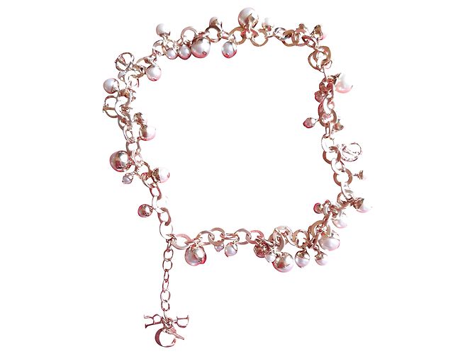 Dior Perlenarmband mit goldener Hardware Gold hardware