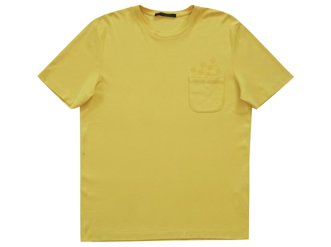 Louis Vuitton Tees Yellow Cotton  ref.275251