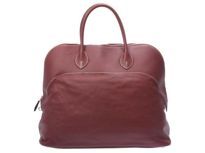 Hermès Hermes Bolide Veau façon poulain Rouge  ref.275586