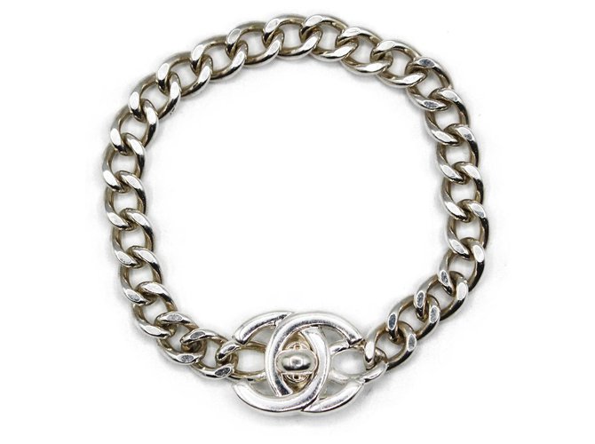 Chanel Bracciali Argento Placcato argento  ref.275618
