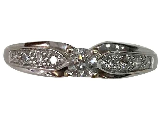 Autre Marque Didier Guerin Weißgold und Diamantring Silber