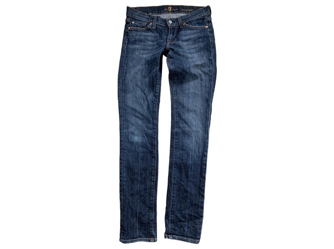 7 For All Mankind Jeans Blu Giovanni  ref.275665