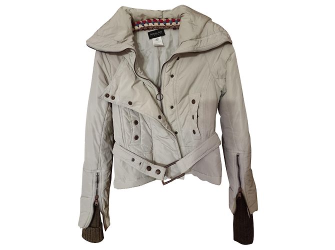 Patrizia Pepe kurze Daunenjacke creme Roh