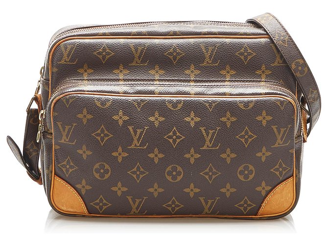 Louis Vuitton Women's Monogram Nile Brown Canvas Crossbody Bag