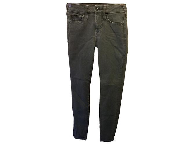 True Religion Röhrenjeans Anthrazitgrau