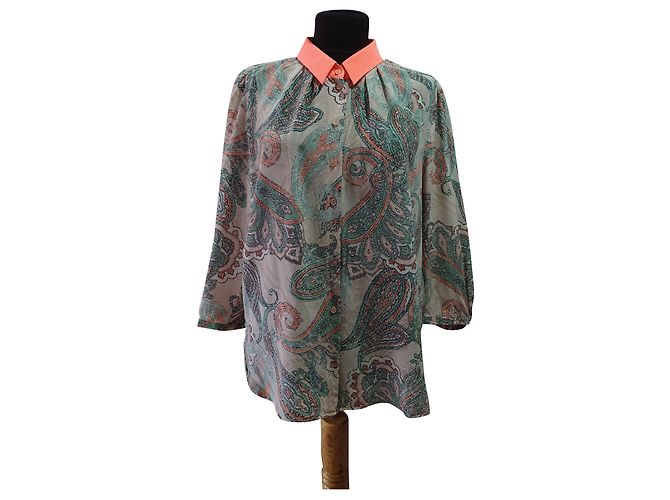 Camicia in seta Luisa Cerano Multicolore