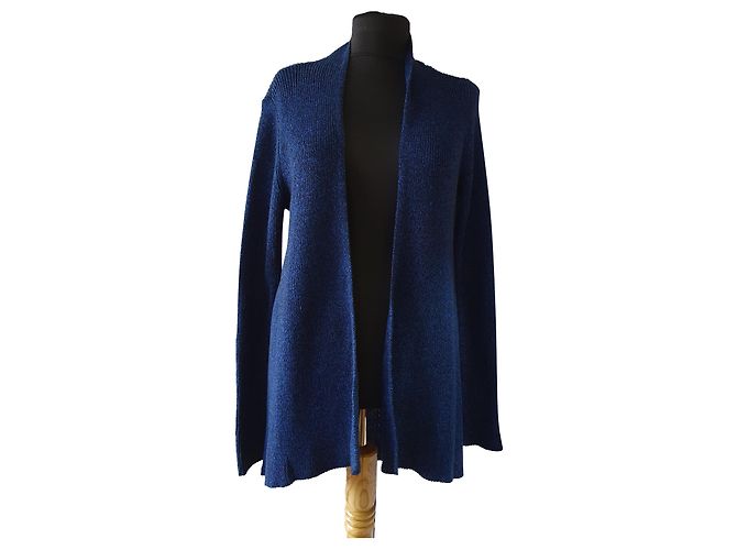 Karl Lagerfeld Strickjacke Blau Baumwolle