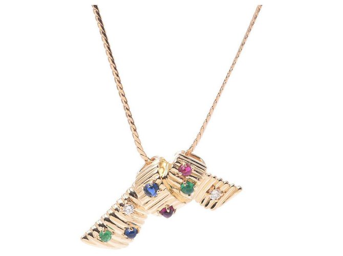 Dior necklace Golden Yellow gold  ref.276052