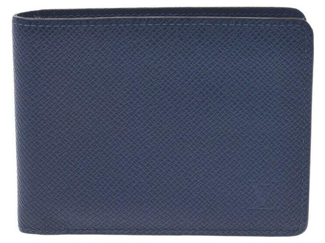 Louis Vuitton Multiple Azul Cuero  ref.276229