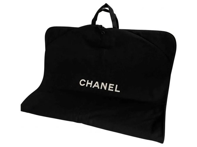 Chanel Bourses, portefeuilles, cas Toile Noir  ref.276343
