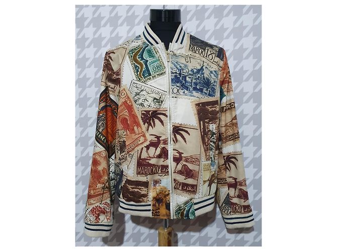 Autre Marque Giacca Bomber Desizo Monni in Cotone Multicolore