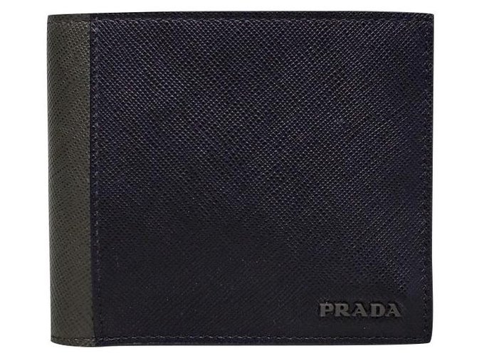 Carteira Prada nova Preto Couro  ref.276405