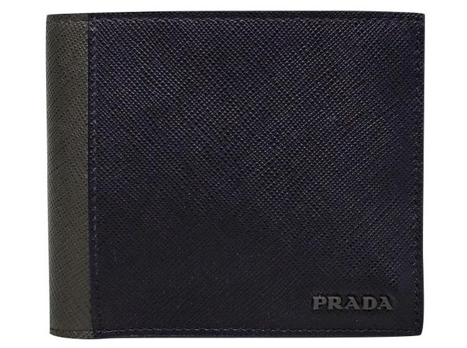 Prada wallet new Black Leather  ref.276405
