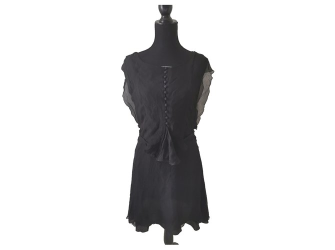 Chloé Black dress Silk  ref.276481