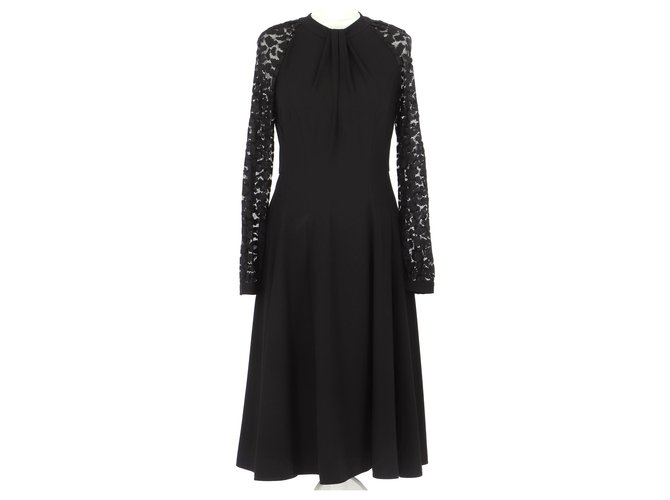 Tara Jarmon robe Black Polyester  ref.276495