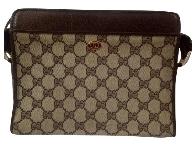 Gucci vintage ophidia Brown Cloth  ref.276528