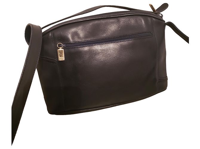 Borsa a tracolla Gucci in pelle blu scuro