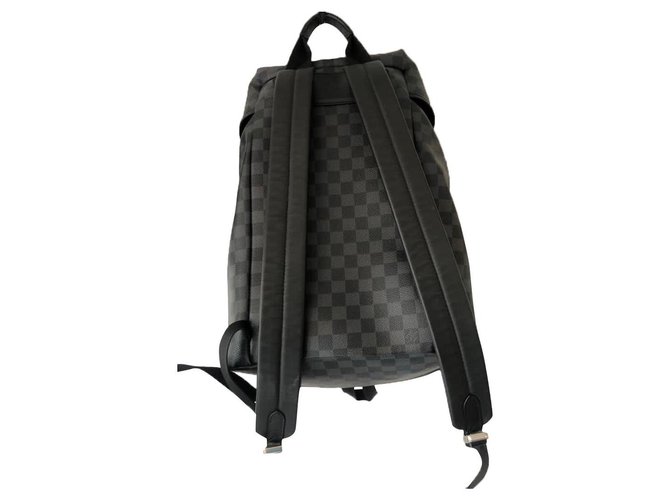 Louis Vuitton zack backpack Grey Cloth  ref.276585