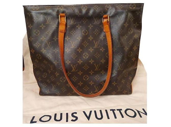 Louis Vuitton Cabas Mezzo Borsa Tote Monogram Canvas Marrone Beige