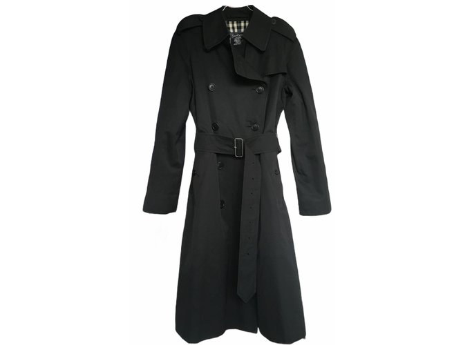 Trench Burberry Heritage Mid Length, Burberry Classic Black Trench Coat
