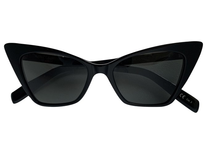 Saint Laurent Gafas de sol Negro Plástico  ref.276691