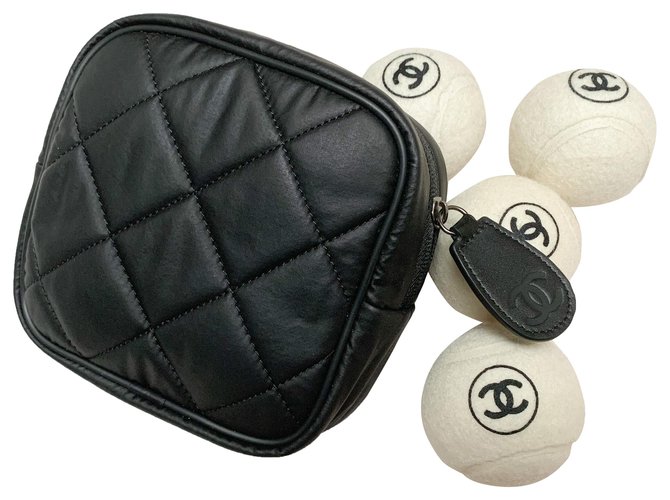 Chanel Set with tennis case White  ref.276742
