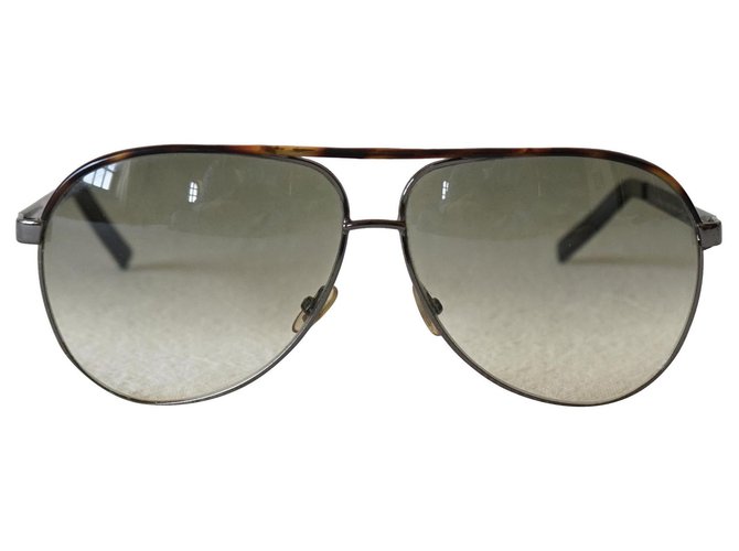Gucci Sunglasses Brown Metal  ref.276793