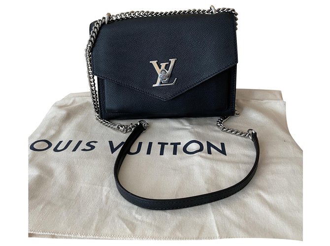 Mylockme  chain Louis Vuitton Negro Cuero  ref.276800