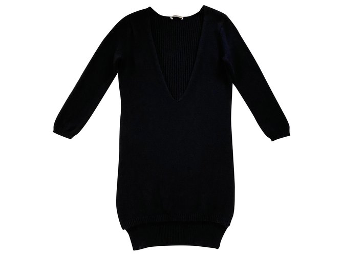 Chloé Dresses Black Cashmere  ref.276811
